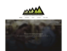 Tablet Screenshot of mountainmovermedia.com